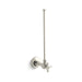 KOHLER 3/8" NPT angle supply with stop and annealed vertical tube