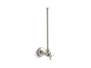 KOHLER K-7638 1/2" NPT angle supply with stop with cross handle and annealed vertical tube