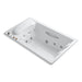 KOHLER K-1360-H3 RiverBath 75" x 45" drop-in heated whirlpool bath