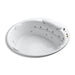 KOHLER K-1397-H2 RiverBath 75" x 75" drop-in heated whirlpool bath with chromatherapy