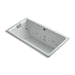 KOHLER K-856-AH Tea-for-Two 66" x 36" drop-in Effervescence whirlpool bath
