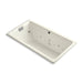 KOHLER K-856-AH Tea-for-Two 66" x 36" drop-in Effervescence whirlpool bath