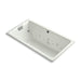 KOHLER K-856-AH Tea-for-Two 66" x 36" drop-in Effervescence whirlpool bath