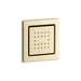 KOHLER WaterTile Square 22-nozzle single-function body spray, 2.5 gpm
