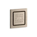 KOHLER WaterTile Square 22-nozzle single-function body spray, 2.5 gpm