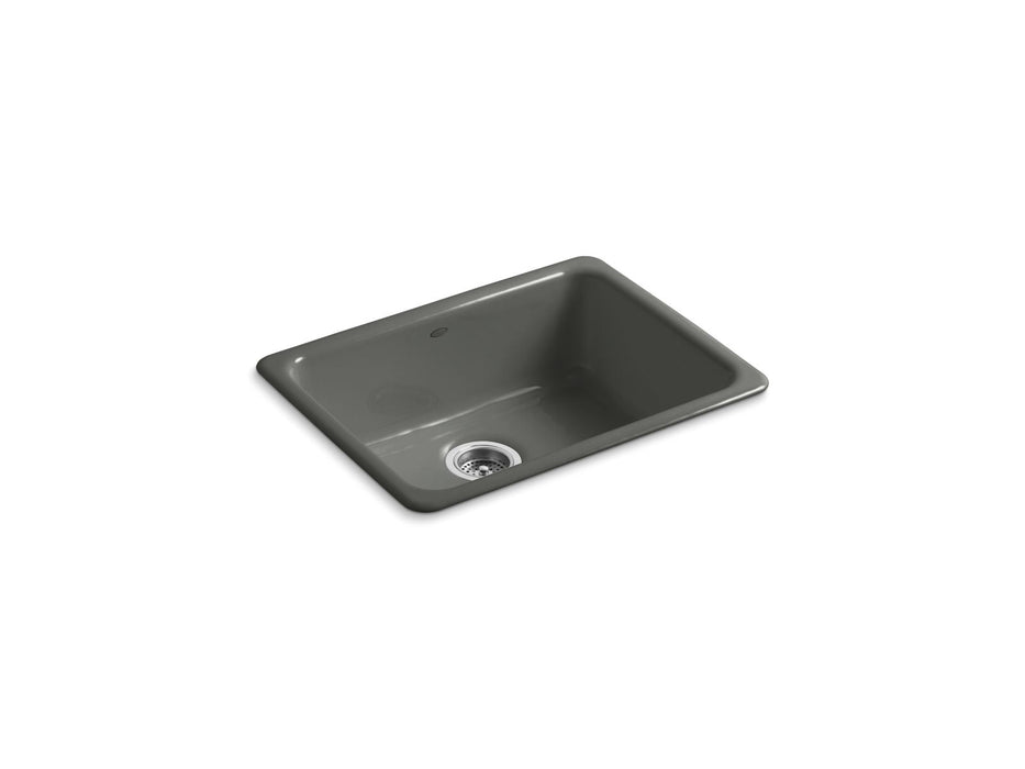 KOHLER Iron/Tones 24-1/4" top-/undermount single-bowl bar sink