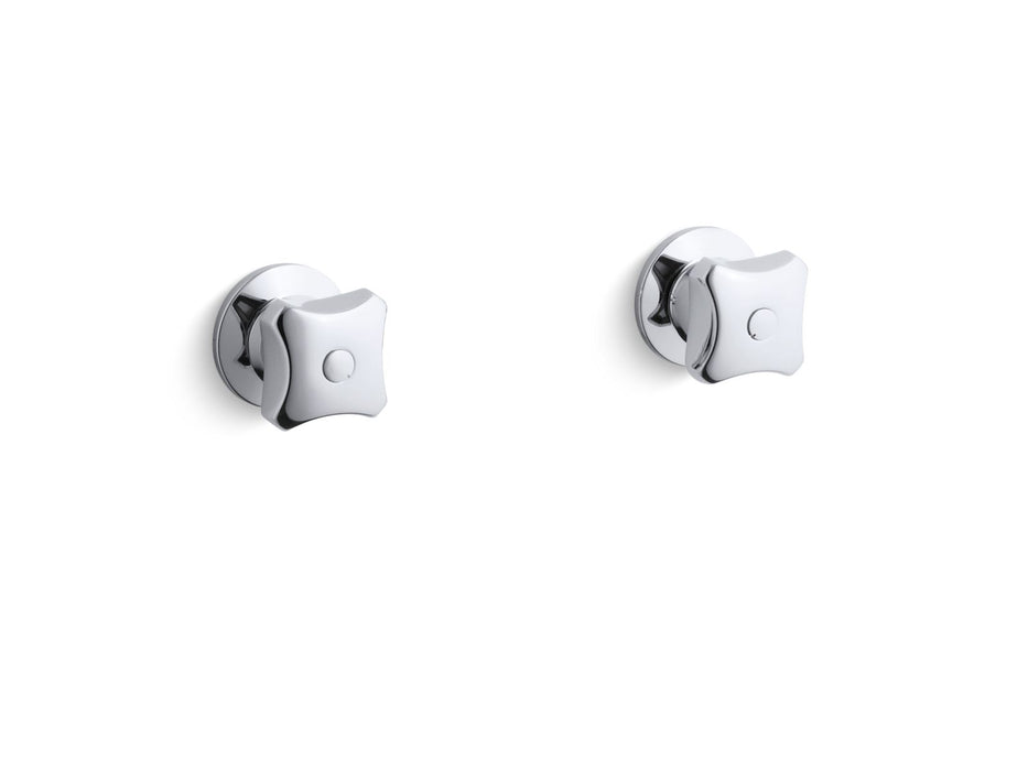 KOHLER K-T7744-2 Triton Wall-mount valve trim with standard handles, requires valve