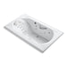 KOHLER K-1418-V Memoirs 72" x 42" drop-in Effervescence whirlpool bath