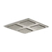 KOHLER WaterTile Rain Overhead shower panel with four 22-nozzle sprayheads