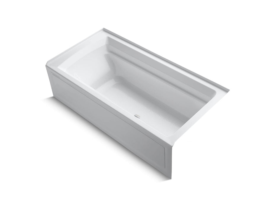 KOHLER K-1124-GHRA Archer 72" x 36" alcove Heated BubbleMassage air bath, right drain