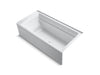 KOHLER K-1124-GHRAW Archer 72" x 36" alcove Heated BubbleMassage air bath with Bask heated surface, right drain