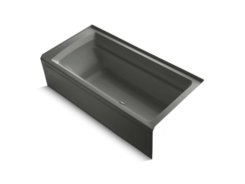 KOHLER K-1124-GHRA Archer 72" x 36" alcove Heated BubbleMassage air bath, right drain