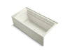 KOHLER K-1124-GHRAW Archer 72" x 36" alcove Heated BubbleMassage air bath with Bask heated surface, right drain