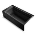KOHLER K-1125-RAW Archer 72" x 36" alcove bath with Bask heated surface, alcove, right drain