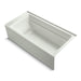 KOHLER K-1125-RAW Archer 72" x 36" alcove bath with Bask heated surface, alcove, right drain