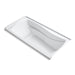 KOHLER K-1257-GHRW Mariposa 72" x 36" alcove Heated BubbleMassage air bath with Bask heated surface, right drain