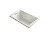 KOHLER K-1849-JH Underscore 60" x 36" drop-in heated whirlpool bath
