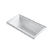 KOHLER K-1167-JRH Underscore 60" x 30" drop-in/alcove heated whirlpool bath, right drain