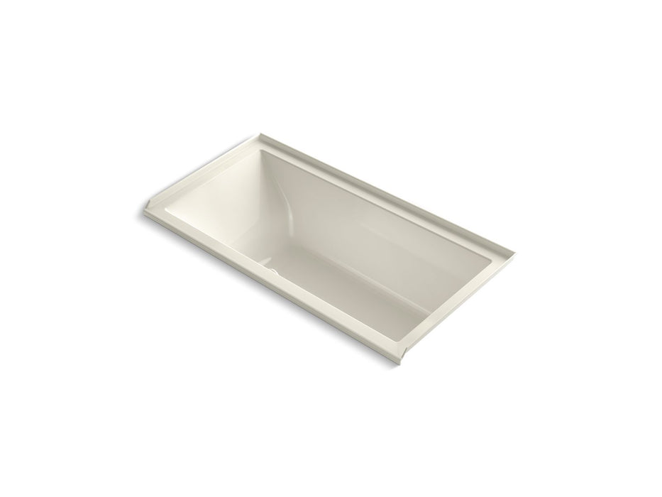 KOHLER K-1167-GHRF Underscore 60" x 30" alcove Heated BubbleMassage air bath, right drain