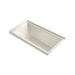 KOHLER K-1167-GHRW Underscore 60" x 30" alcove Heated BubbleMassage air bath with Bask, right drain