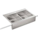 KOHLER K-3944-1 Vault 35-3/4" top-mount double-bowl farmhouse kitchen sink