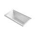 KOHLER K-1167-GHRF Underscore 60" x 30" alcove Heated BubbleMassage air bath, right drain