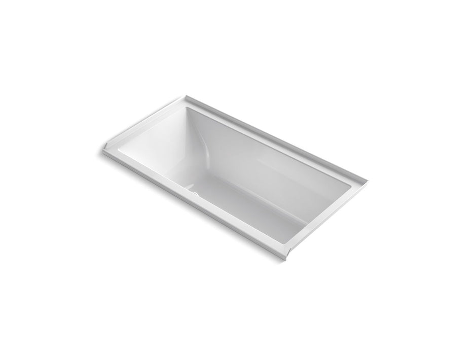 KOHLER K-1167-GHRF Underscore 60" x 30" alcove Heated BubbleMassage air bath, right drain