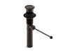 KOHLER K-7114-A Premier pop-up drain, exposed, with overflow