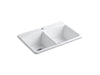 KOHLER K-5846-1 Brookfield 33" top-mount double-bowl kitchen sink