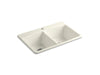 KOHLER K-5846-1 Brookfield 33" top-mount double-bowl kitchen sink