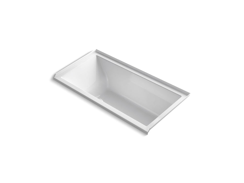 KOHLER K-1121-RW Underscore 60" x 30" alcove bath with Bask heated surface, right drain