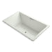 KOHLER K-1137-W1 Underscore 72" x 42" drop-in bath with Bask heated surface