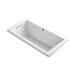 KOHLER K-1821-W1 Underscore 66" x 32" drop-in bath with Bask heated surface