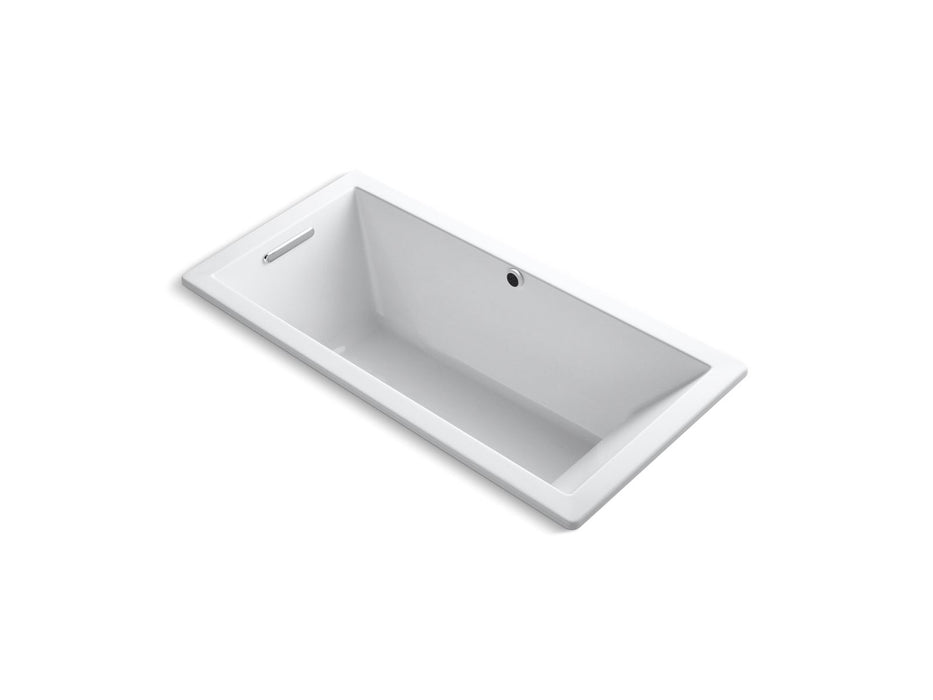 KOHLER K-1821-W1 Underscore 66" x 32" drop-in bath with Bask heated surface