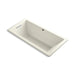 KOHLER K-1821-W1 Underscore 66" x 32" drop-in bath with Bask heated surface