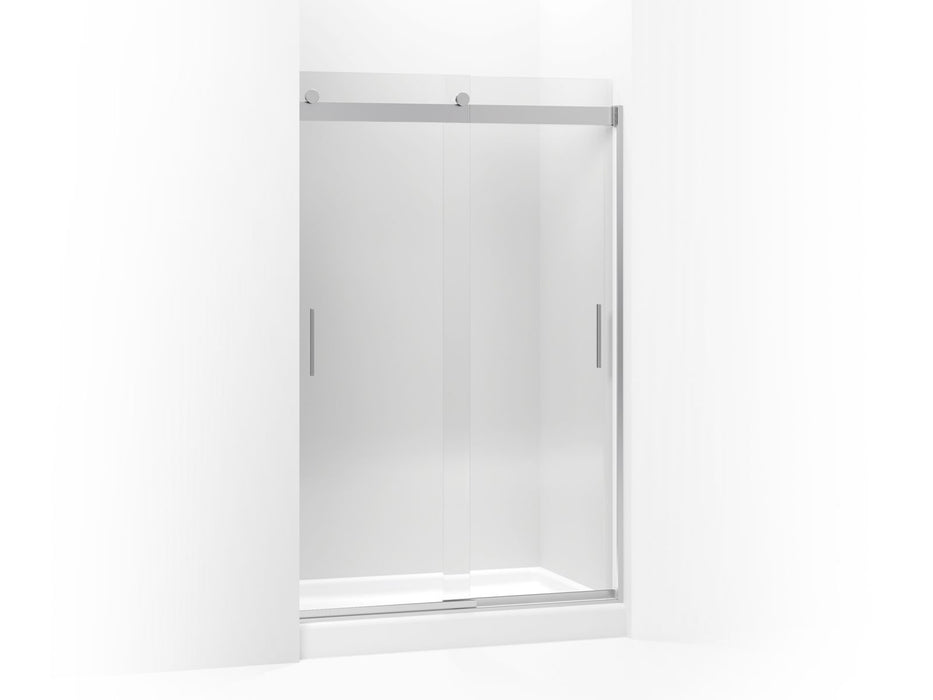 KOHLER K-706008-L Levity Sliding shower door, 74" H x 43-5/8 - 47-5/8" W, with 1/4" thick Crystal Clear glass