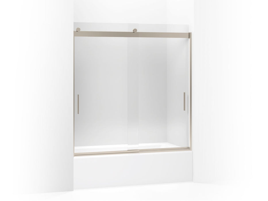 KOHLER K-706000-L Levity 62" H sliding bath door with 1/4"-thick glass