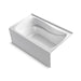 KOHLER K-1239-GHRA Mariposa 60" x 36" alcove Heated BubbleMassage air bath, right drain