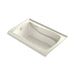 KOHLER K-1239-GHLAW Mariposa 60" x 36" alcove Heated BubbleMassage air bath with Bask heated surface, left drain