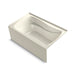KOHLER K-1239-GHRA Mariposa 60" x 36" alcove Heated BubbleMassage air bath, right drain