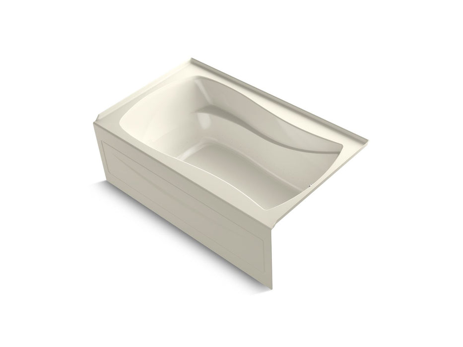 KOHLER K-1239-GHRA Mariposa 60" x 36" alcove Heated BubbleMassage air bath, right drain