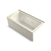 KOHLER K-1947-HRA Archer 60" x 30" alcove heated whirlpool bath, right drain