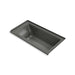 KOHLER K-1947-RH Archer 60" x 30" alcove heated whirlpool bath, right drain