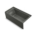 KOHLER K-1947-HRA Archer 60" x 30" alcove heated whirlpool bath, right drain