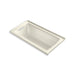 KOHLER K-1946-LW Archer 60" x 30" alcove bath with Bask heated surface, left drain