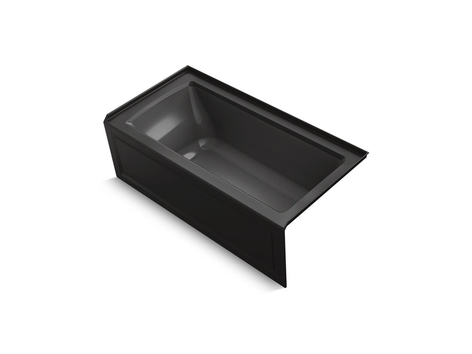 KOHLER K-1946-RAW Archer 60" x 30" alcove bath with Bask heated surface, right drain