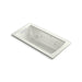 KOHLER K-1947-W1 Archer 60" x 30" drop-in whirlpool bath with Bask heated surface