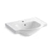 KOHLER K-5248-1 Veer 24" square pedestal bathroom sink