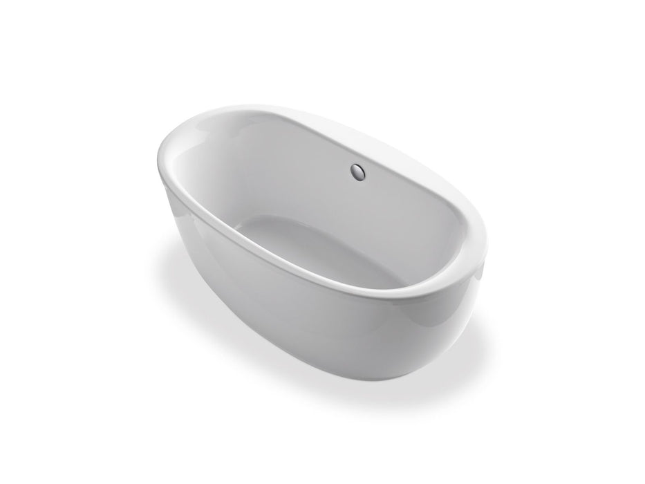 KOHLER K-6369 Sunstruck 65-1/2" x 35-1/2" freestanding bath with fluted shroud