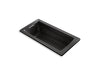 KOHLER K-1949-H Archer 66" x 32" drop-in heated whirlpool bath